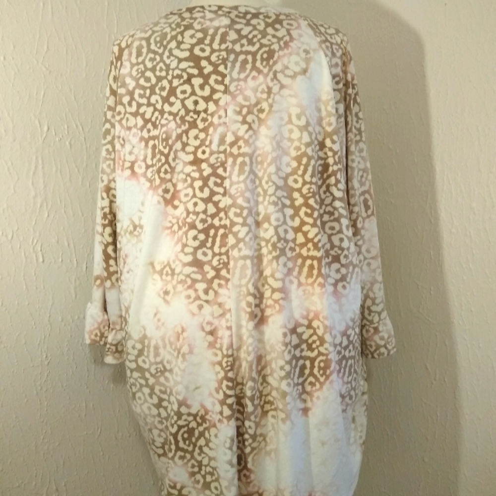Crepas Animal Print Babydoll Tunic Size 6x - image 3